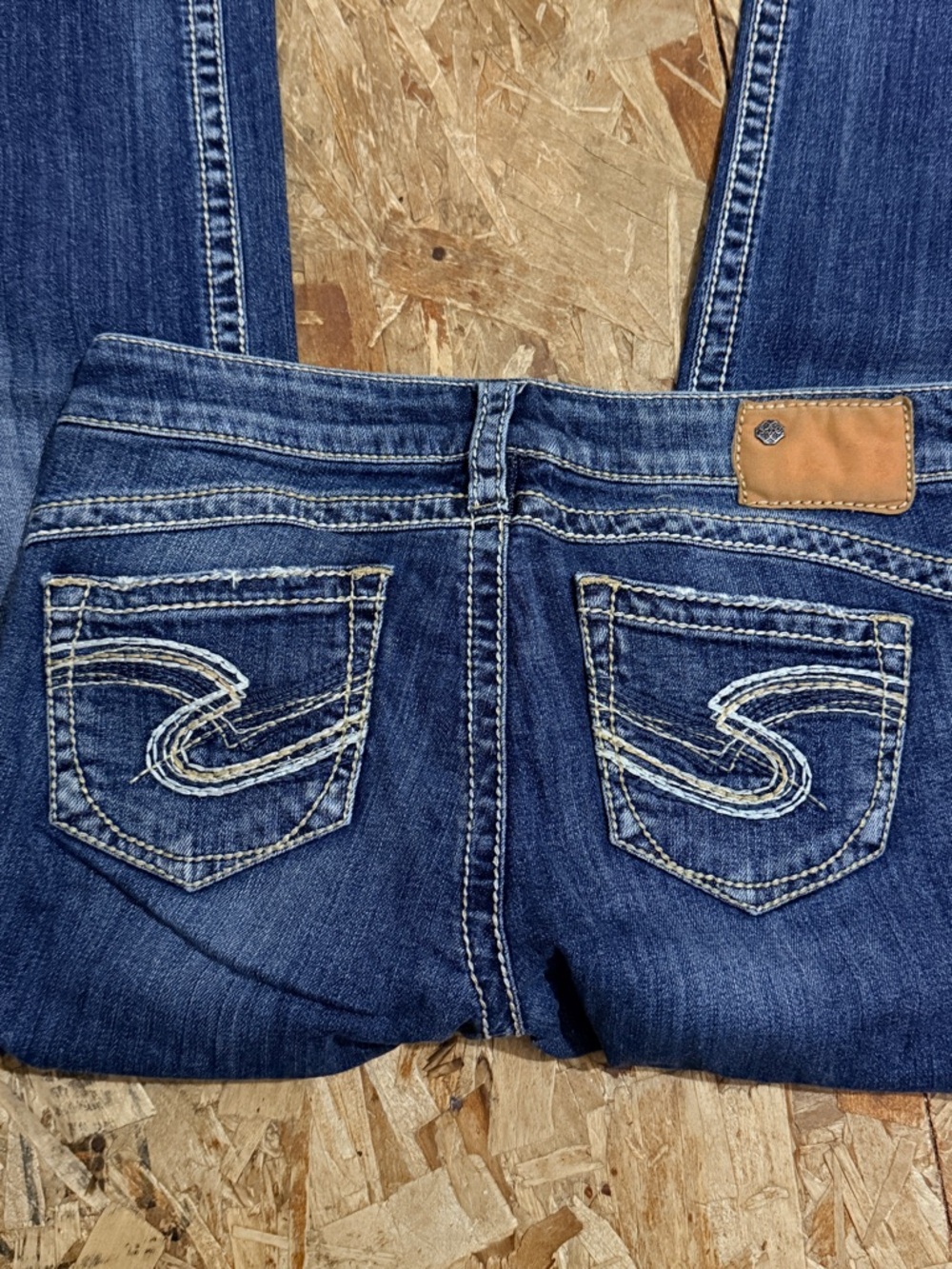 Silver Jeans Co Tuesday Slim Jeans Women Size 26 Cropped Dark Wash